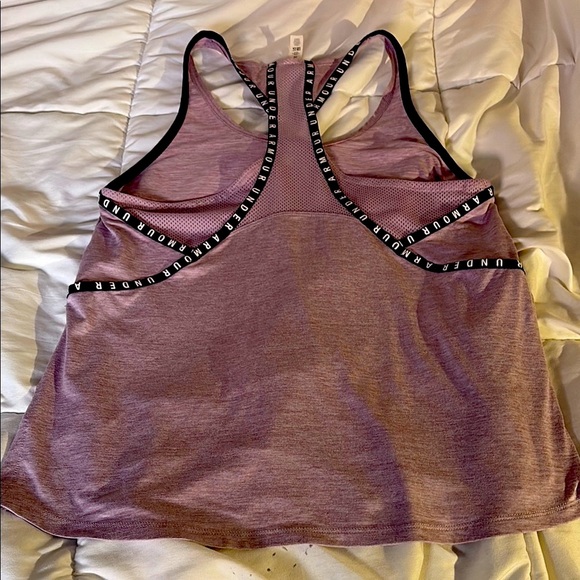 Under Armour Women’s Lavender Knock Out Racerback Tank - Picture 3 of 7